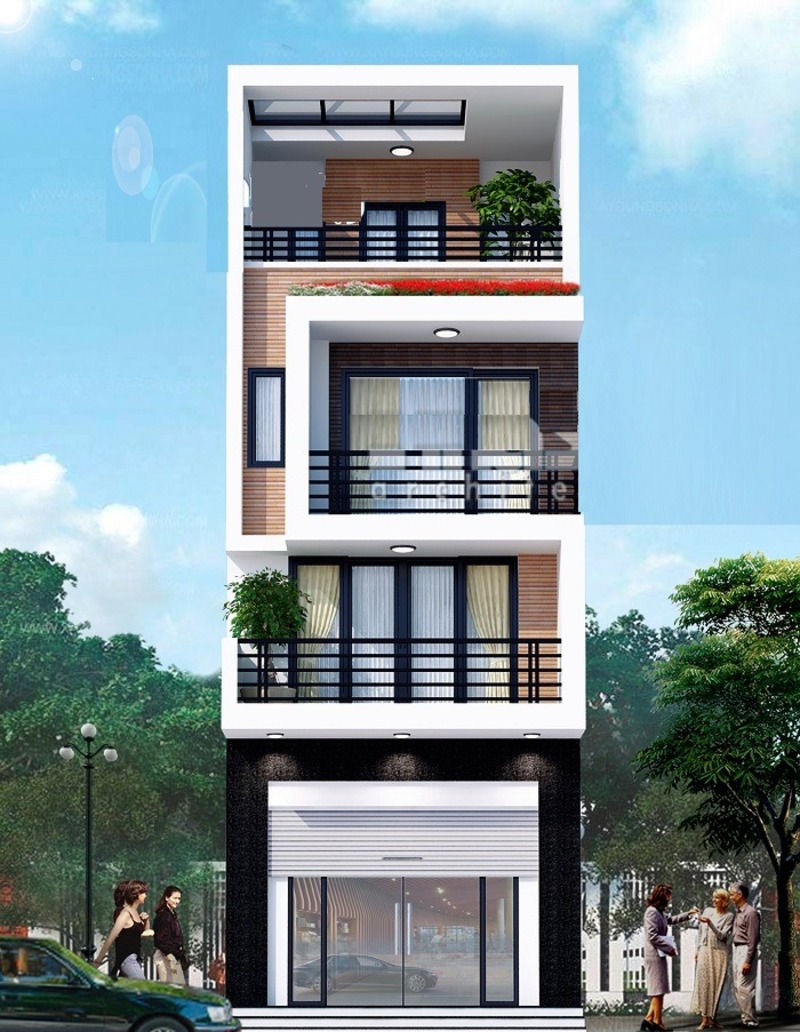 Các nguyên tắc phối màu sơn mặt tiền phổ biến hiện nay